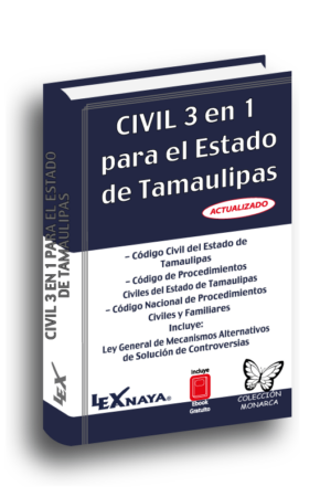 Civil 3 en 1 para el Estado de Tamaulipas